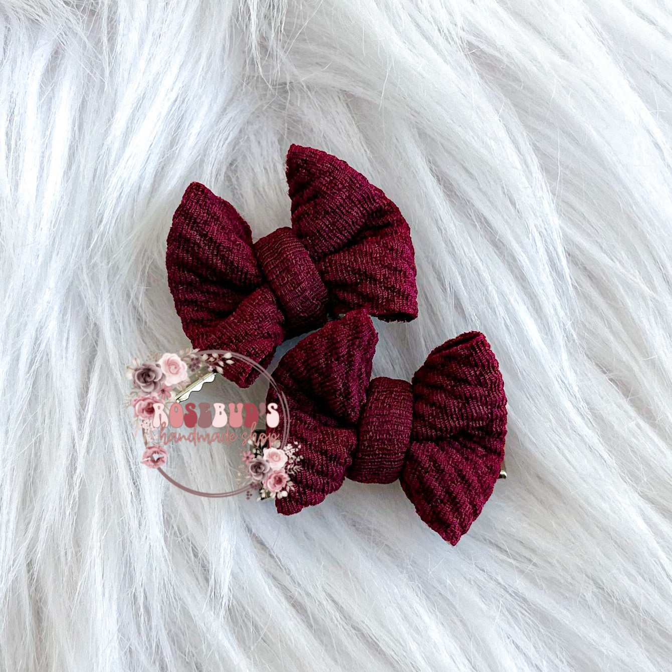 Burgundy Bow