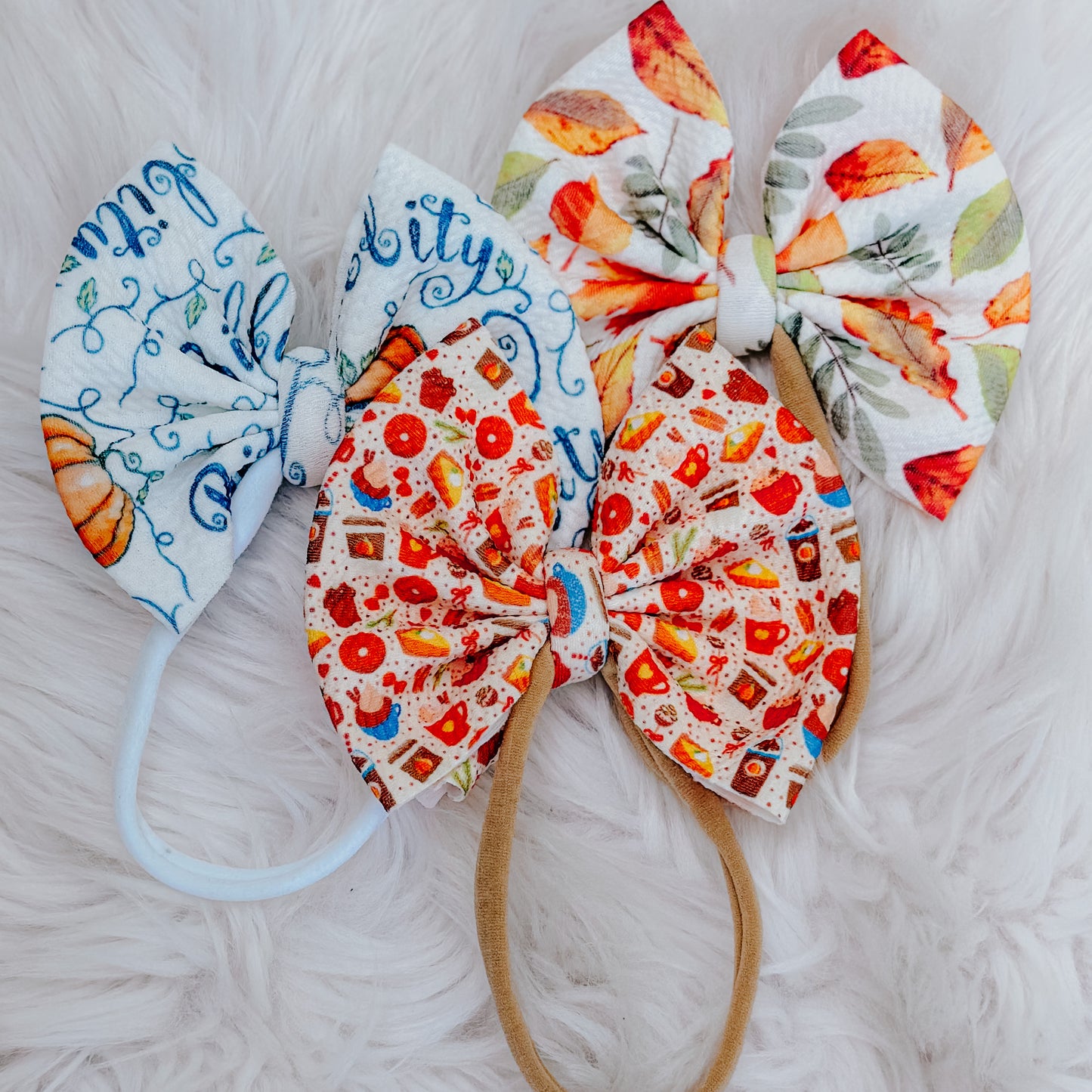 Autumn Bows on Nylon - 3/$15 Deal