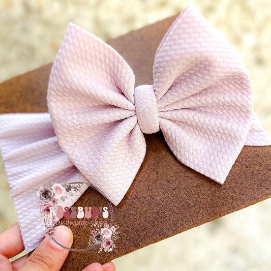 Dusty Lavender Bow