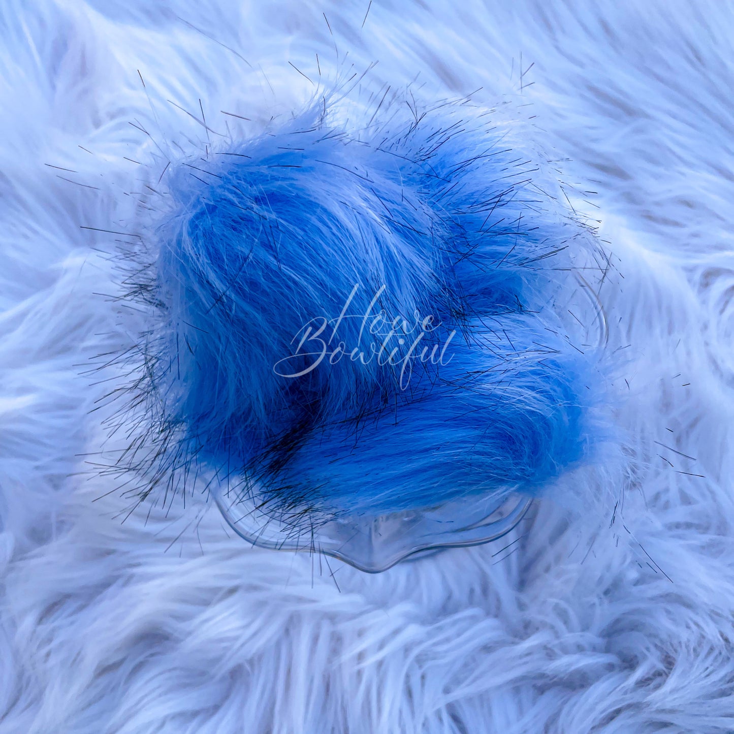 Sky Blue Poms